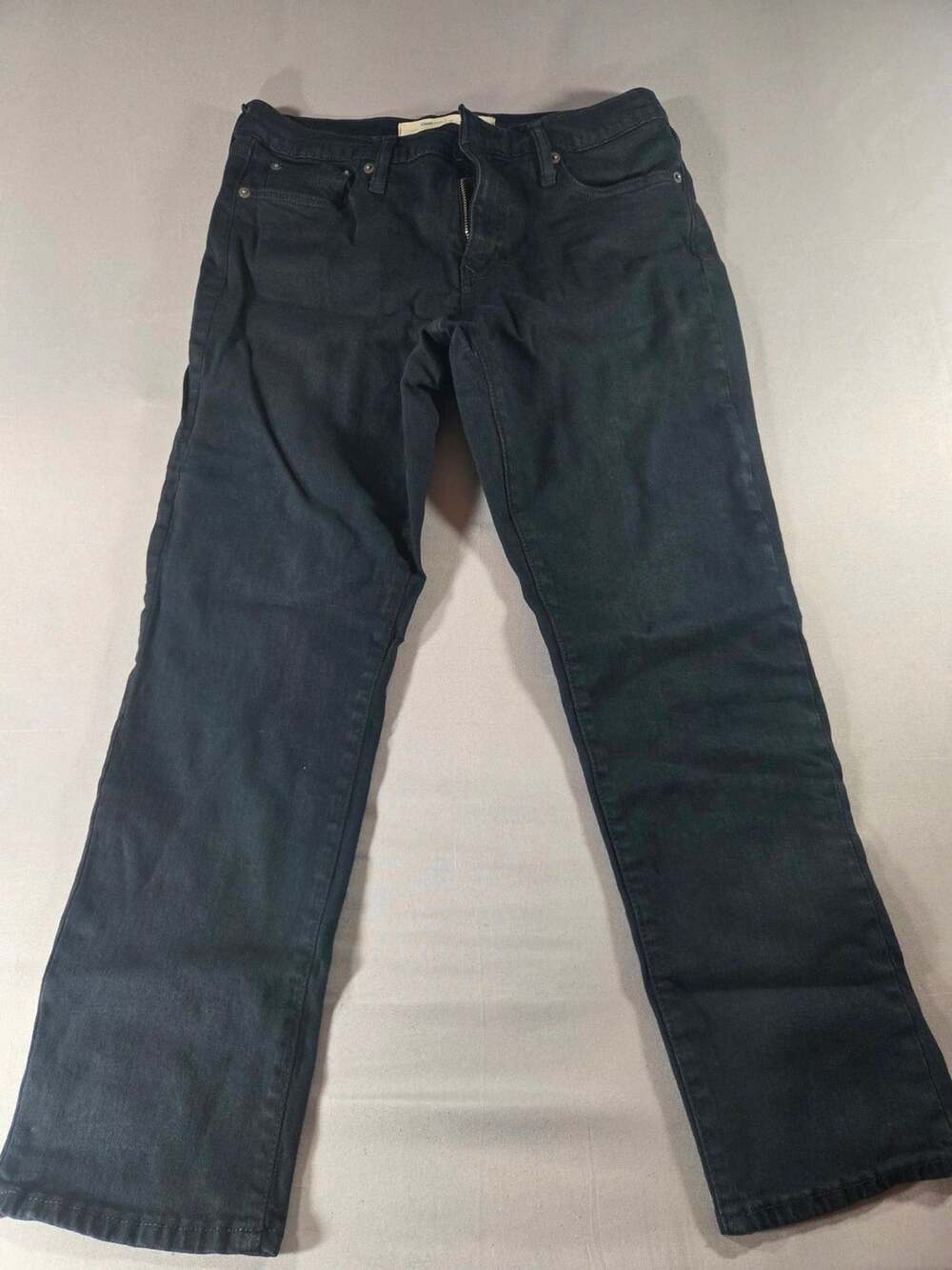 Gap 1969 Best Girlfriend Jeans Size 28 Black Denim